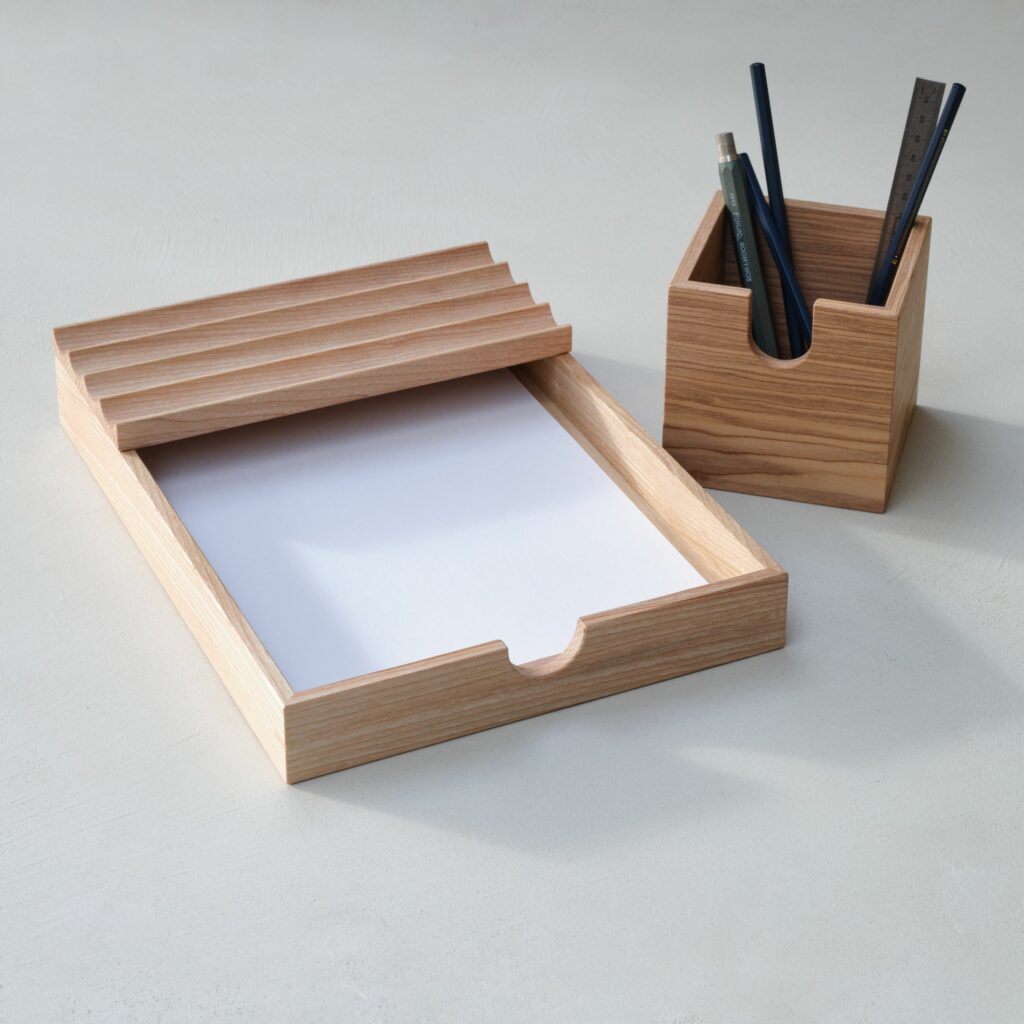 Desk accessories for Gaze Burvill